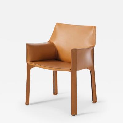  Cassina BELLINI 413 CAB CHAIR IN LEATHER