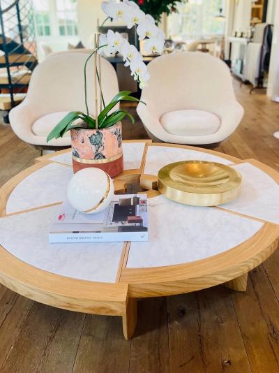  Cassina CHARLOTTE PERRIAND 529 RIO TABLE IN CARRARA MARBLE