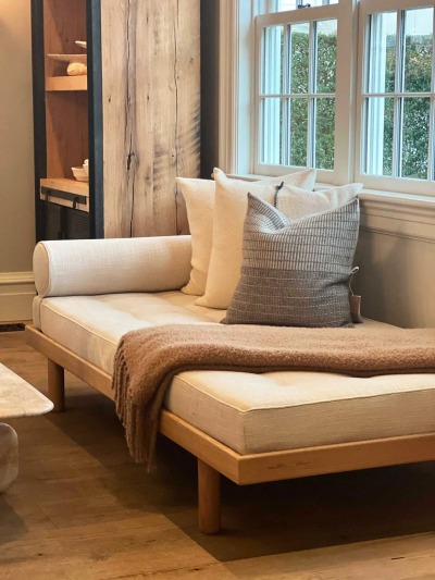  Cassina CHARLOTTE PERRIAND DAYBED IN NATURAL OAK FRAME