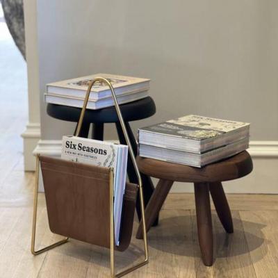  Cassina CHARLOTTE PERRIAND TABOURET BERGER STOOL IN WALNUT