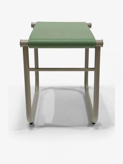  Cassina IMAESTRI LE CORBUSIER 9 STOOL IN MUD ENAMEL FRAME