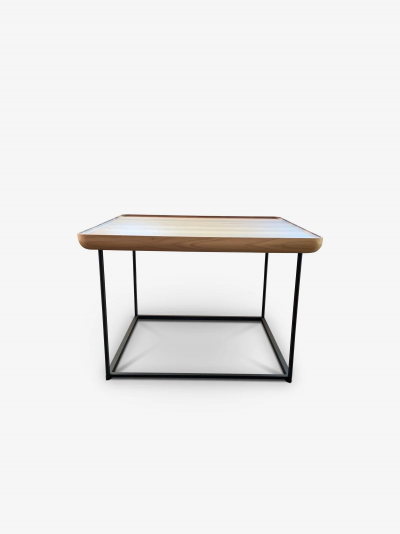  Cassina LUCA NICHETTO 381 TOREI SQUARE TABLE IN WALNUT