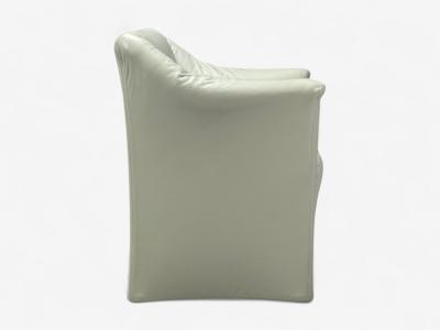  Cassina Mario Bellini Italian Modern Leather Four Model 684 Armchairs Italy 1980s