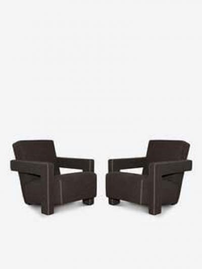  Cassina PAIR OF 637 UTRECHT ARMCHAIR