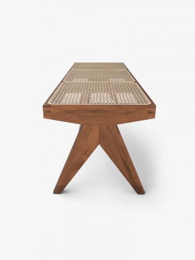 Cassina PIERRE JEANNERET 1958 CIVIL BENCH IN TEAK