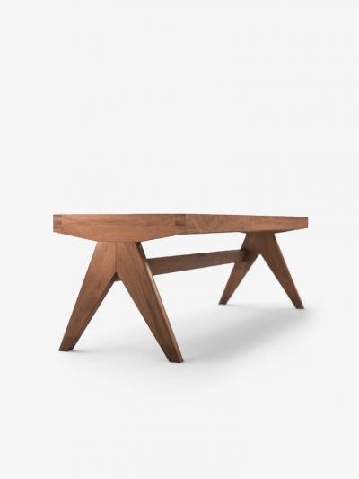  Cassina PIERRE JEANNERET 1958 CIVIL BENCH IN TEAK