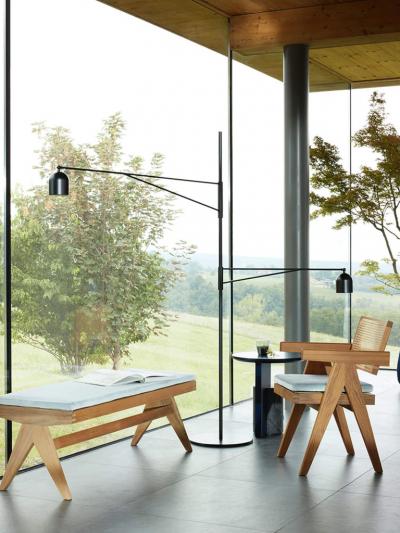  Cassina PIERRE JEANNERET 1958 CIVIL BENCH IN TEAK