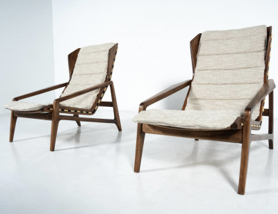  Cassina Pair of Armchairs mod 811 by Gio Ponti for Cassina 1957