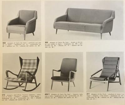  Cassina Rocking Chair Model 572