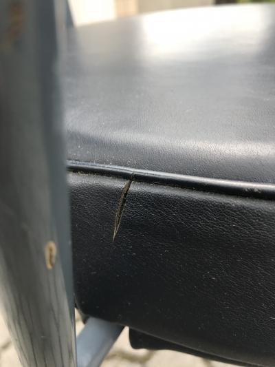  Cassina Set of Six Cassina Swivel Arm Chairs LC7 by Le Corbusier Perriand Jeanneret