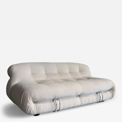  Cassina Soriana Two Seat Sofa by Afra Tobia Scarpa for Cassina