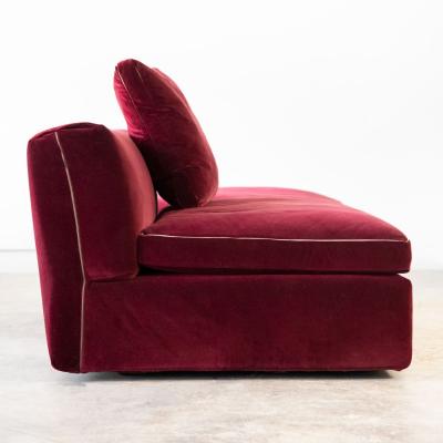 Cassina Velvet Dress Up Sectional Sofa Designed by Rodolfo Dordoni for Cassina