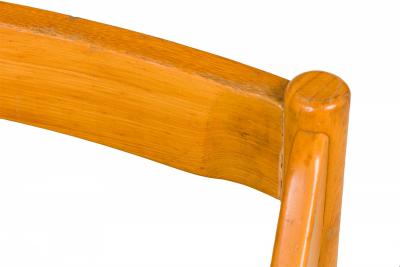  Cassina Vico Magistretti For Cassina Italian Mid Century Carimate Wooden Dining Armchair