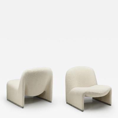 Castelli Anonima Castelli Pair of Giancarlo Piretti Alky Lounge Chairs for Anonima Castelli Italy 1970