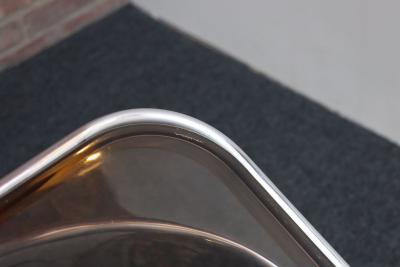  Castelli Anonima Castelli Vintage Plona Folding Chair in Smoked Acrylic by Giancarlo Piretti for Castelli