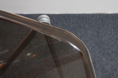  Castelli Anonima Castelli Vintage Plona Folding Chair in Smoked Acrylic by Giancarlo Piretti for Castelli