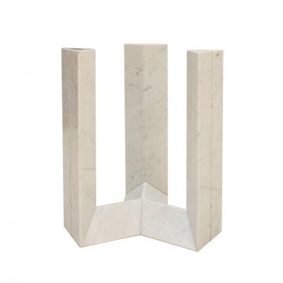  Cattelan Italia Cattelan Italia Carrara Marble and Smoked Glass Italian Table