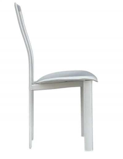  Cattelan Italia Set 6 Mid Century Italian Post Modern by Cattelan Italia in White circa 1990s