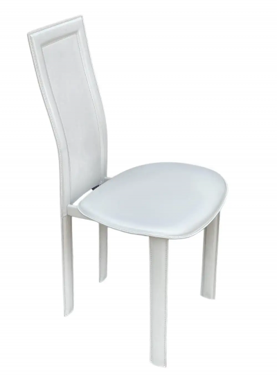 Cattelan Italia Set 6 Mid Century Italian Post Modern by Cattelan Italia in White circa 1990s