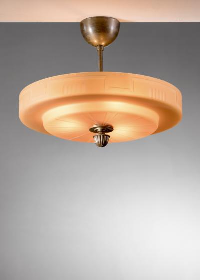  CeBe Amber glass pendant lamp