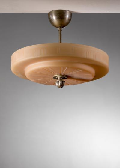  CeBe Amber glass pendant lamp