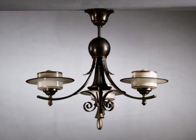  CeBe Swedish Art Deco chandelier
