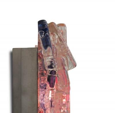  Cebo Industri Mid century Claus Bolby Acrylic Wall Sconce