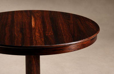  Celina Decora es Brazilian Modern Rosewood Round Dining Table by Celina Decora es Lot 1166