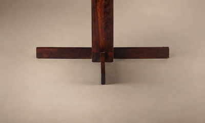 Celina Decora es Brazilian Modern Rosewood Round Dining Table by Celina Decora es Lot 1166