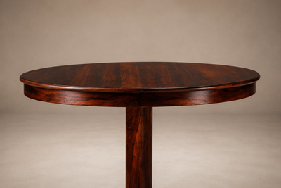  Celina Decora es Brazilian Modern Rosewood Round Dining Table by Celina Decora es Lot 1166
