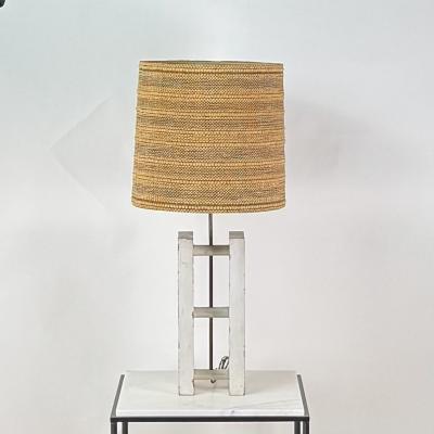  Celina Decora es Brazilian Modern Table Lamp by Celina Decora es with Woven Shade by Maria Kipp