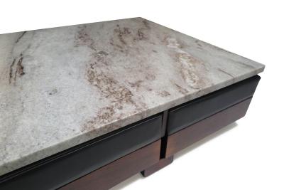  Celina Decora es Celina Decora es Brazilian Modern Rosewood Coffee Table With Ottoman Benches