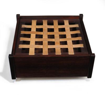  Celina Decora es Celina Decoracoes Rosewood Leather Bench with Storage