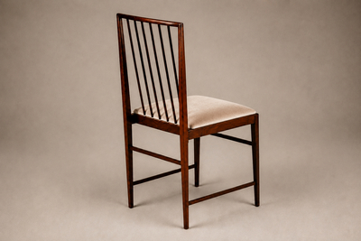  Celina Decora es Set of Eight Dining Chairs in Rosewood Mohair by Celina Brazil 1960s