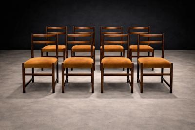  Celina Decora es Set of Twelve Brazilian Modern Rosewood Dining Chairs by Celina Brazil 1960s