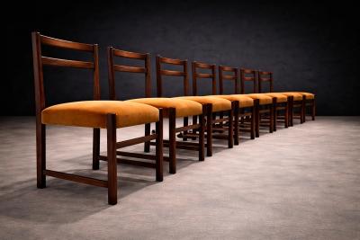  Celina Decora es Set of Twelve Brazilian Modern Rosewood Dining Chairs by Celina Brazil 1960s