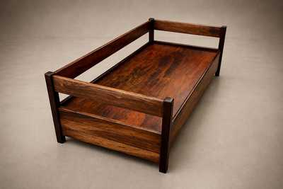  Celina Decora es Two in One Rosewood Sofa Daybed in Deep Olive Mohair Celina