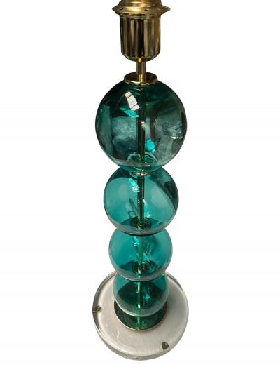  Cenedese 1980s Murano glass lamps in the style of Cenedese