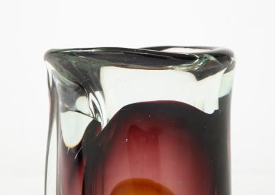  Cenedese Flavio Poli Cenedese Murano Glass Vase