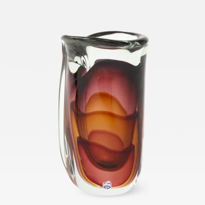  Cenedese Flavio Poli Cenedese Murano Glass Vase