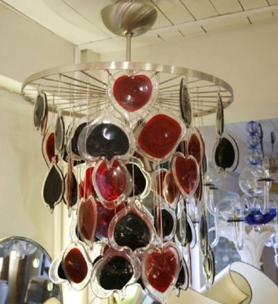  Cenedese POKER CHANDELIER BY CENEDESE