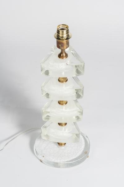  Cenedese Pair Of Murano glass lamps
