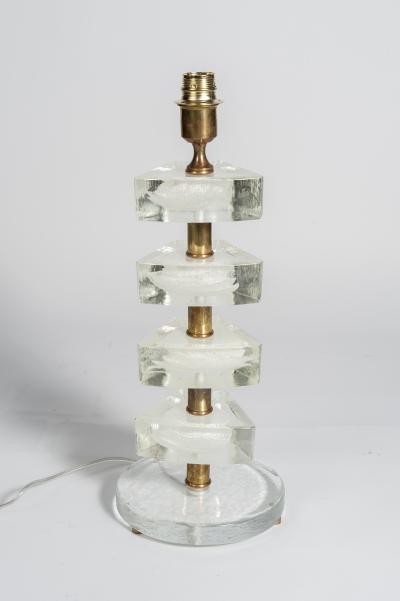  Cenedese Pair Of Murano glass lamps