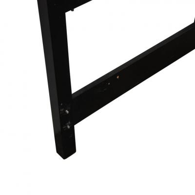  Century Furniture 93 Black Lacquered Chin Hua Headboard by Century Furniture