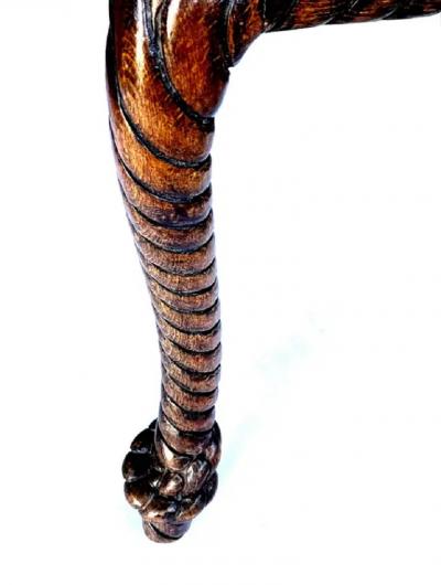  Century Furniture A Vintage Century Furniture Carved Ropetwist Side Desk Chair