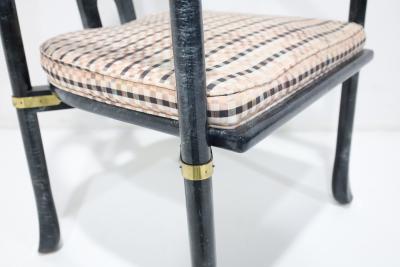  Century Furniture Century Furniture Yoke Back Side Chair with Brass Mounts