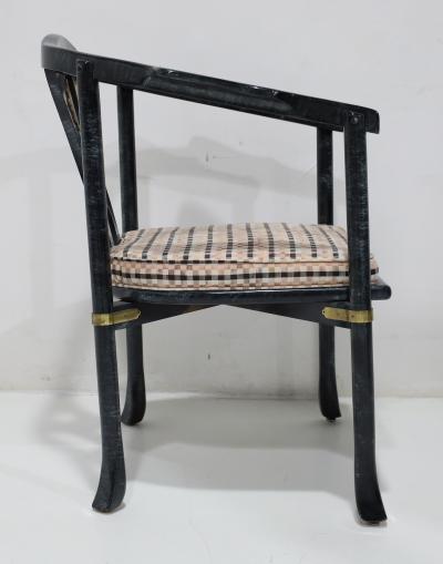  Century Furniture Century Furniture Yoke Back Side Chair with Brass Mounts