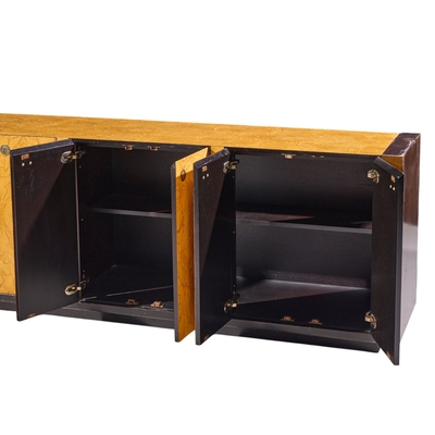  Century Furniture Milo Baughman Style Century Mid Century Burlwood Credenza