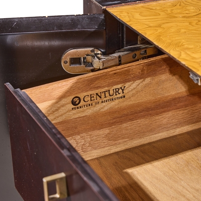  Century Furniture Milo Baughman Style Century Mid Century Burlwood Credenza