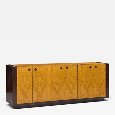  Century Furniture Milo Baughman Style Century Mid Century Burlwood Credenza